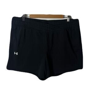 Under Armour Crossover Waist Rival Terry Shorts Women’s Size XL